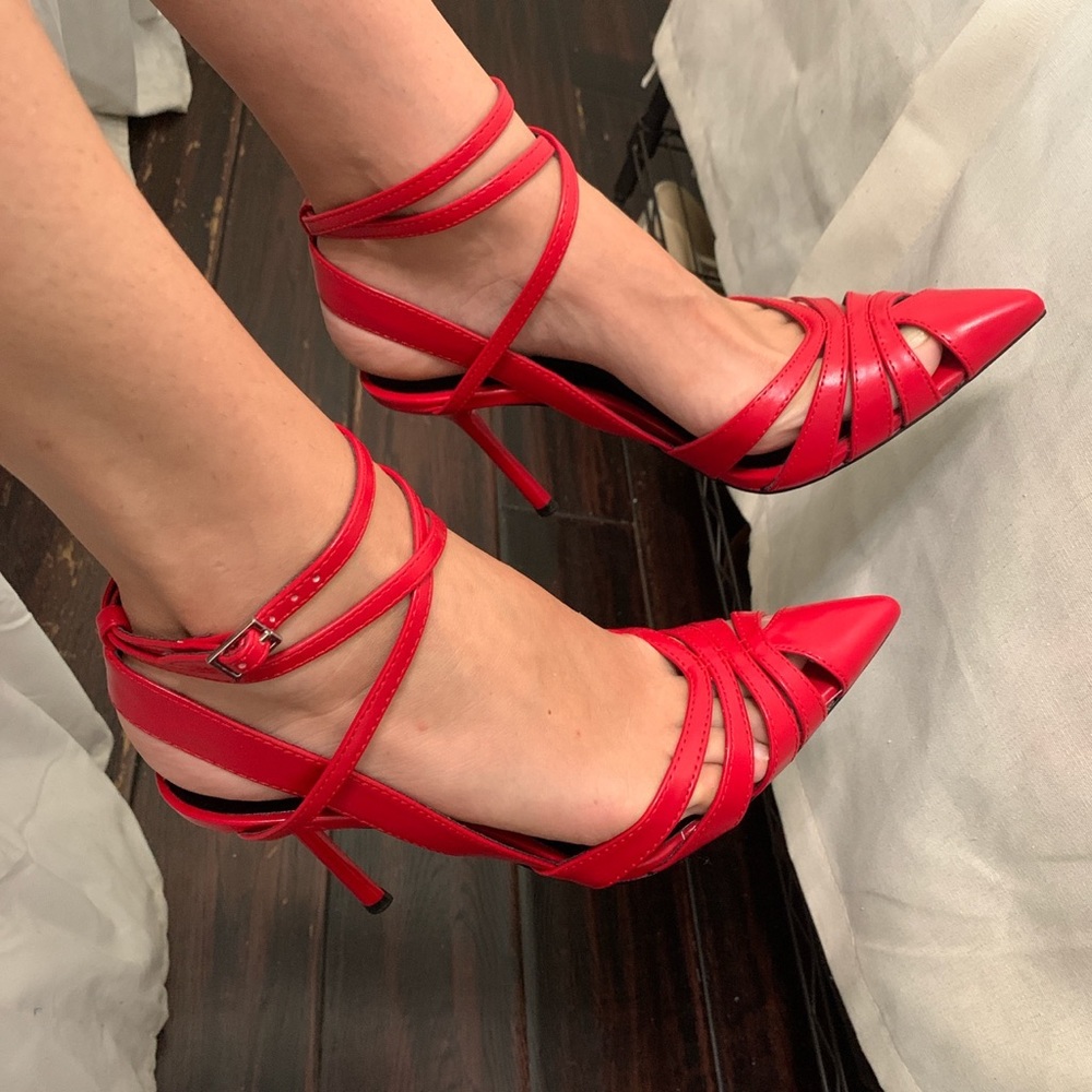 Sexy high heel shoes faux leather wedding prom date night party dance sh… - Picture 1 of 4